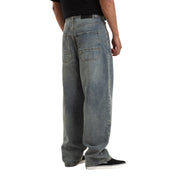 Quiksilver Jeans Masculino Moda Libre Mid Blue