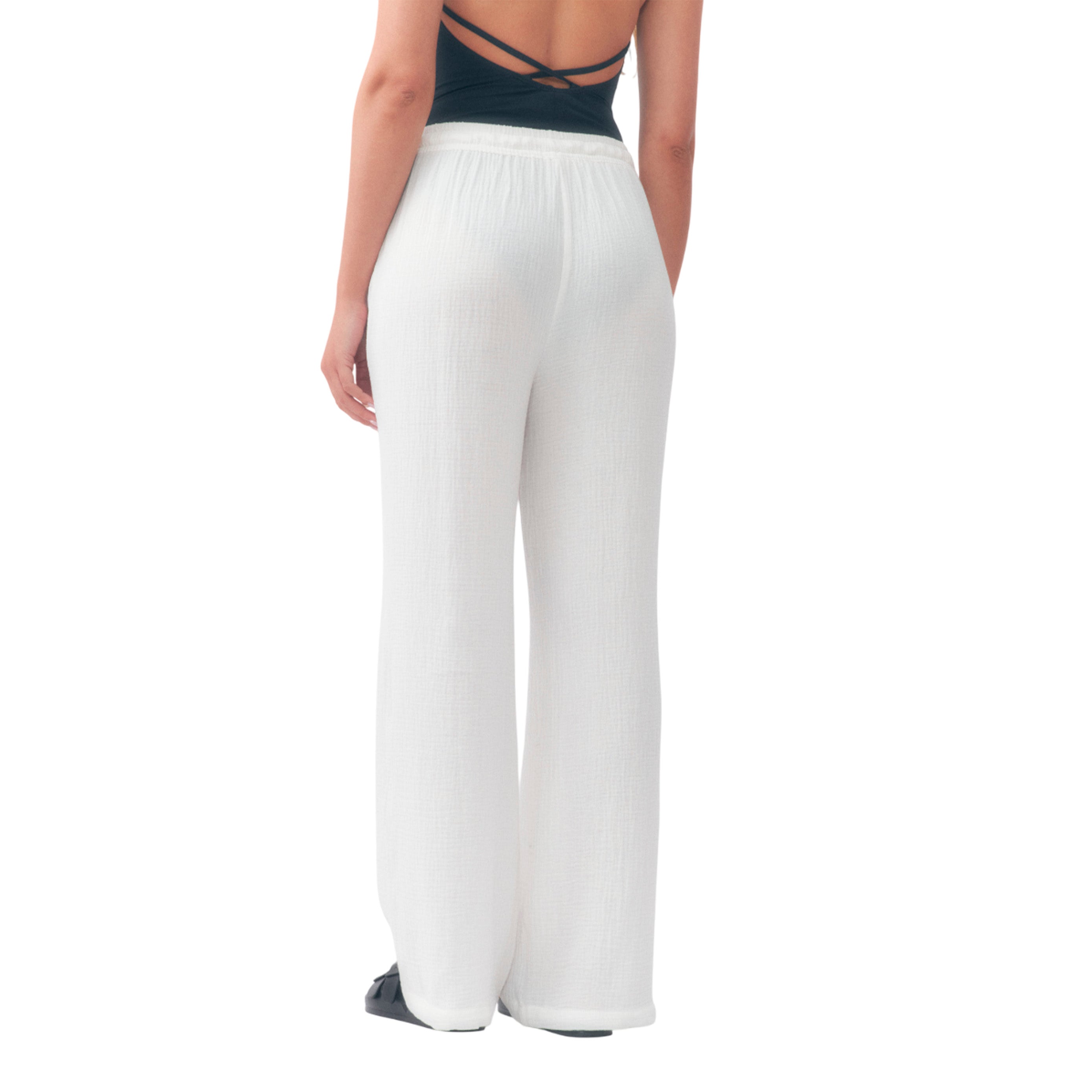 26160301-00 Roxy Prendas Pantalones Femenino Moda Kyoto White