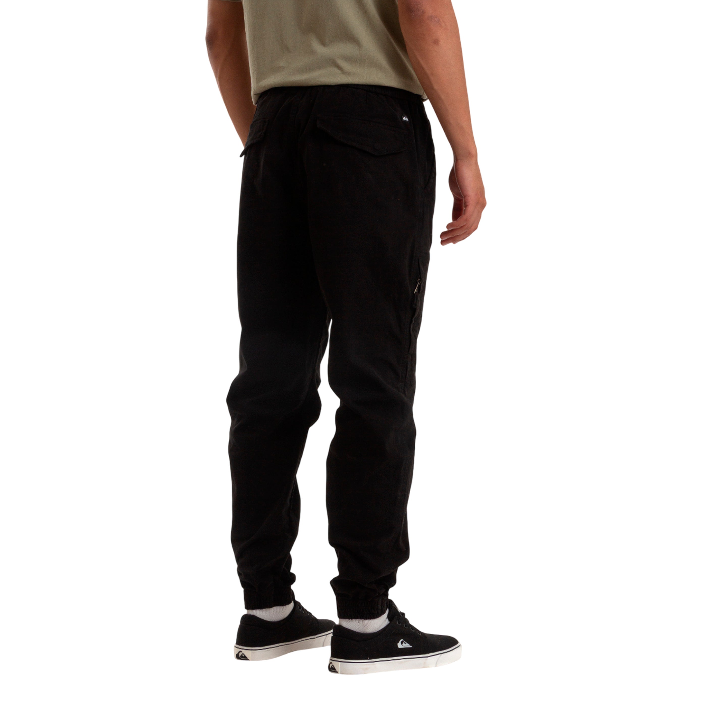 Quiksilver Pantalones Masculino Moda Cargo Julian Black
