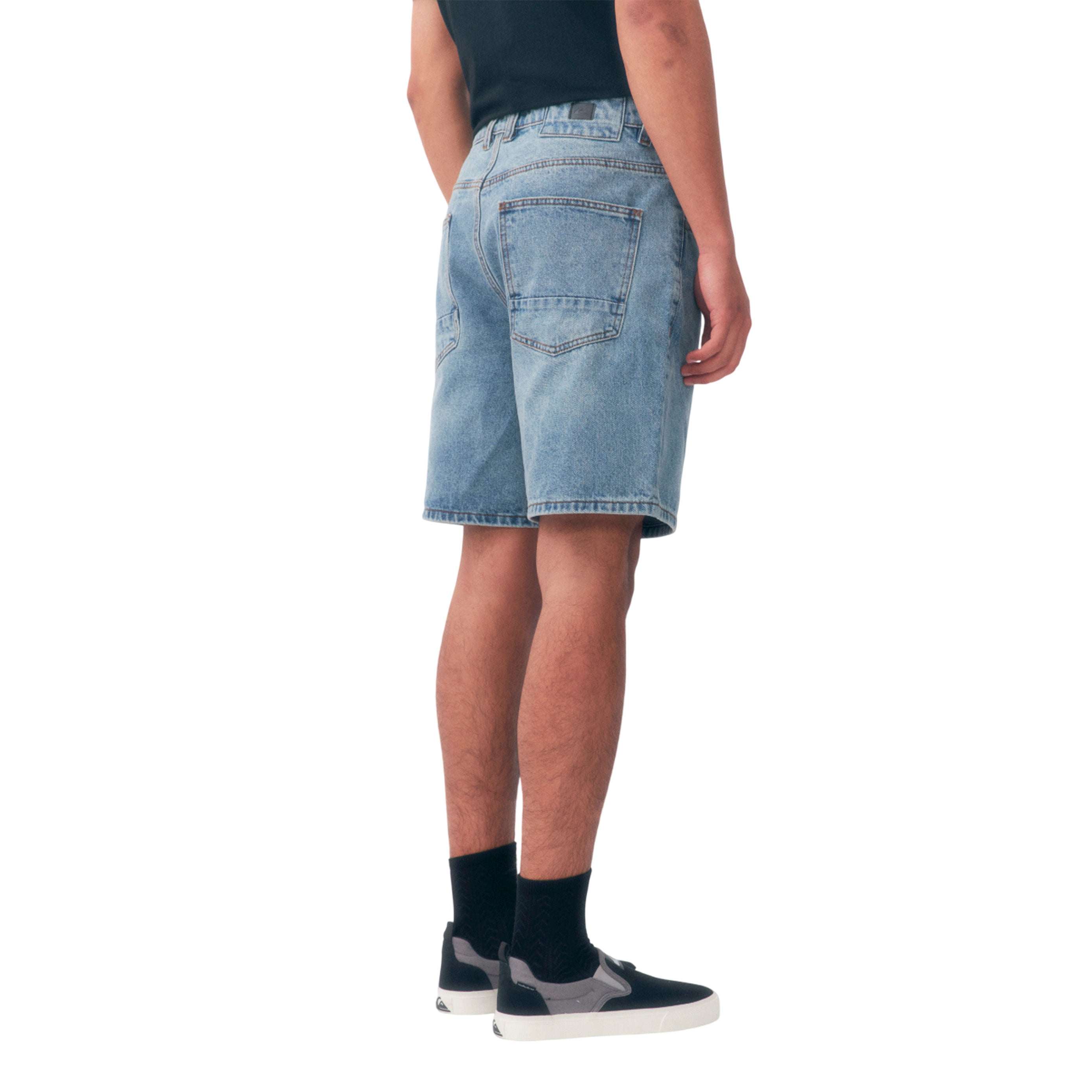 26140201-65 Quiksilver Prendas Shorts Masculino Moda Salta Mid Blue