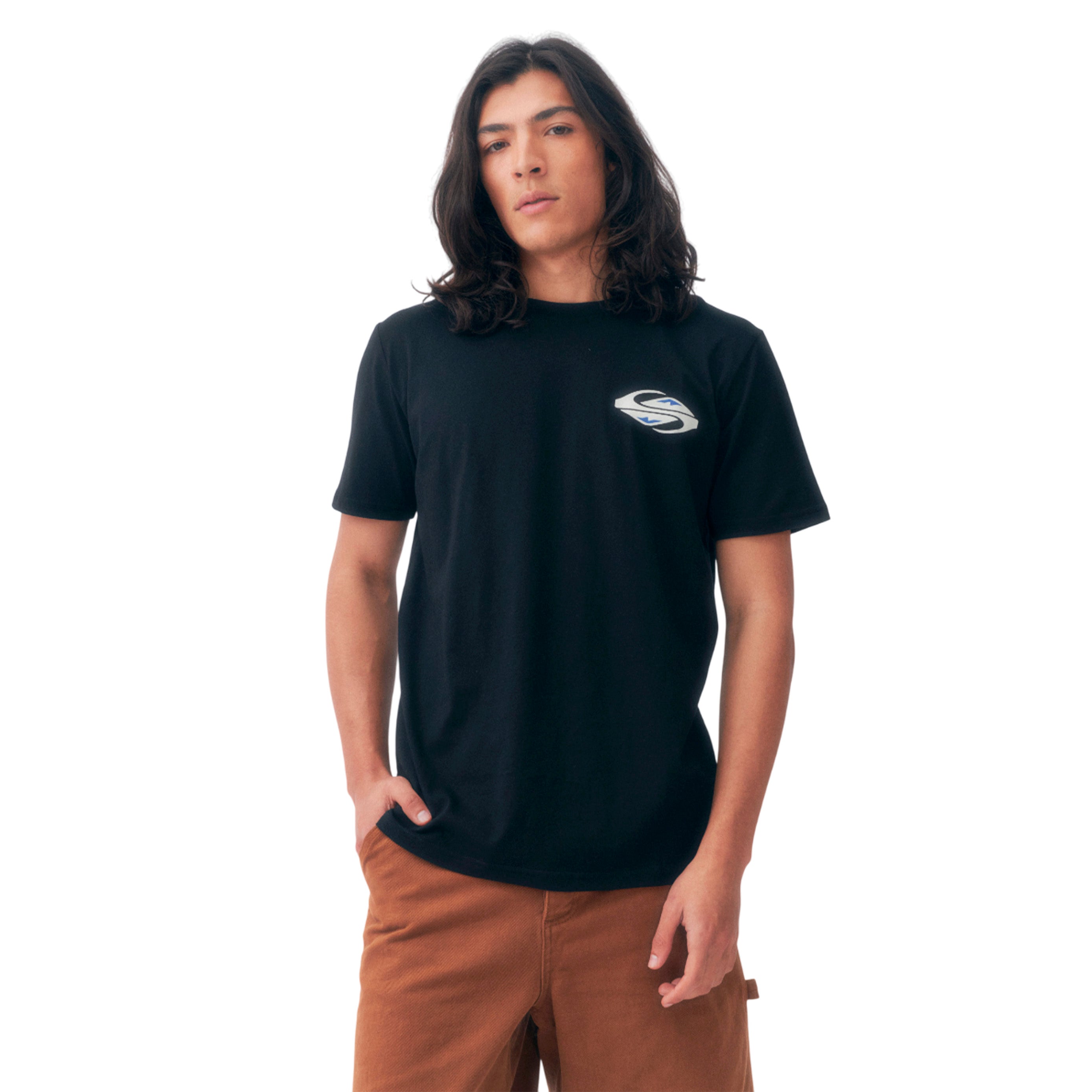 26140608-01 Quiksilver Prendas Remeras Masculino Moda Global Heat Black