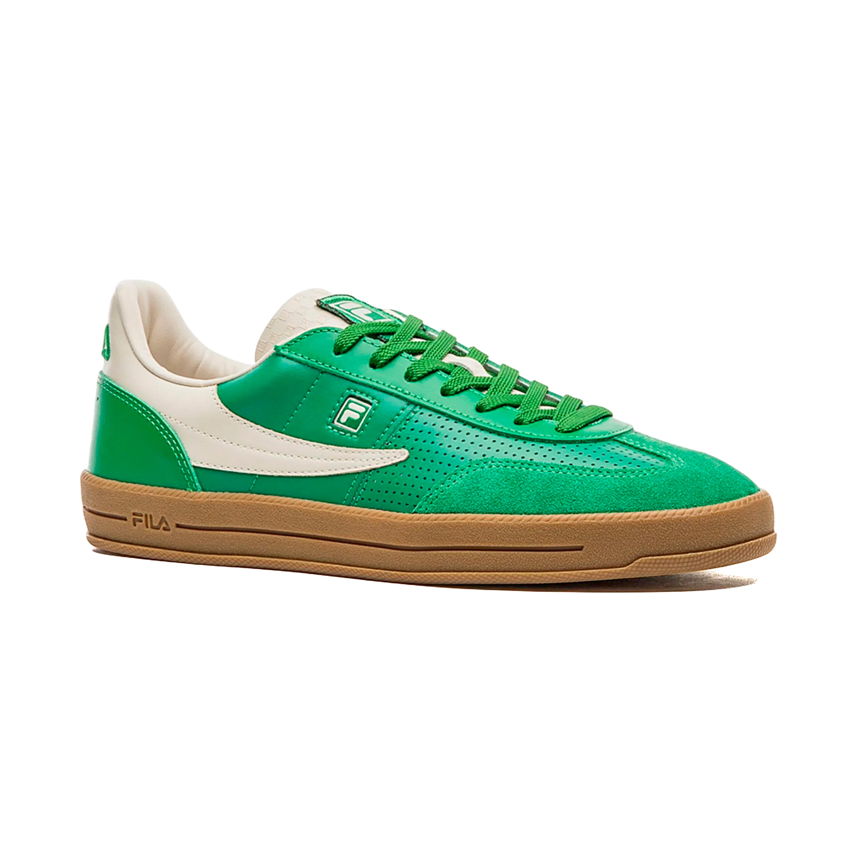 F02K00040-6588 FILA CALZADOS LIFESTYLE FEMENINO MODA FX COURT 70 VINTAGE JOLLY GREEN/RAW WHITE