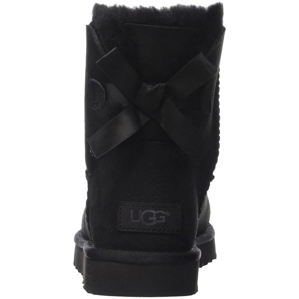 UGG Botas Femenino Moda Mini Bailey Bow II Black