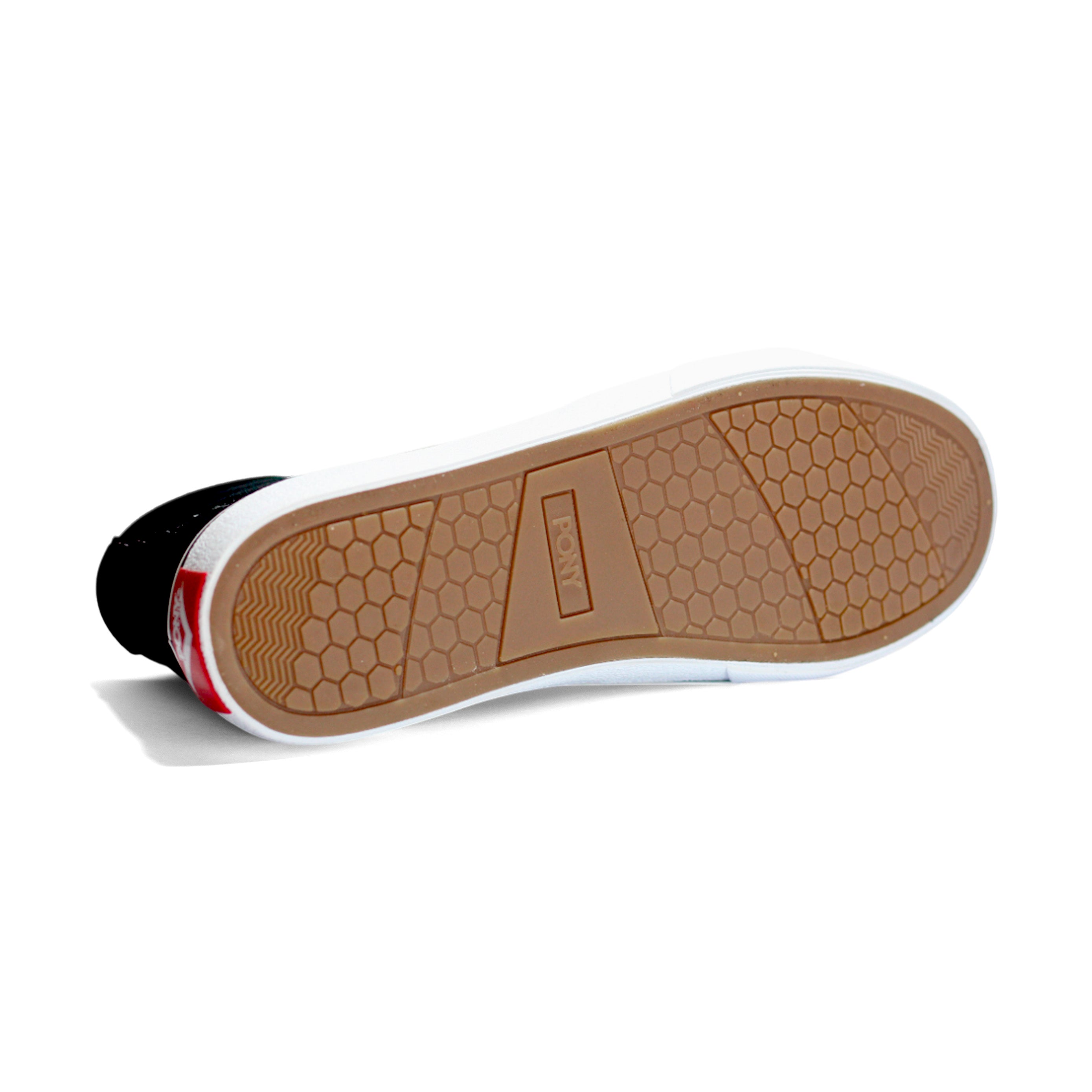 CF-1189H-M-10 PONY CALZADOS LIFESTYLE MASCULINO MODA CONEY CLASSIC HIGH BLACK/WHITE