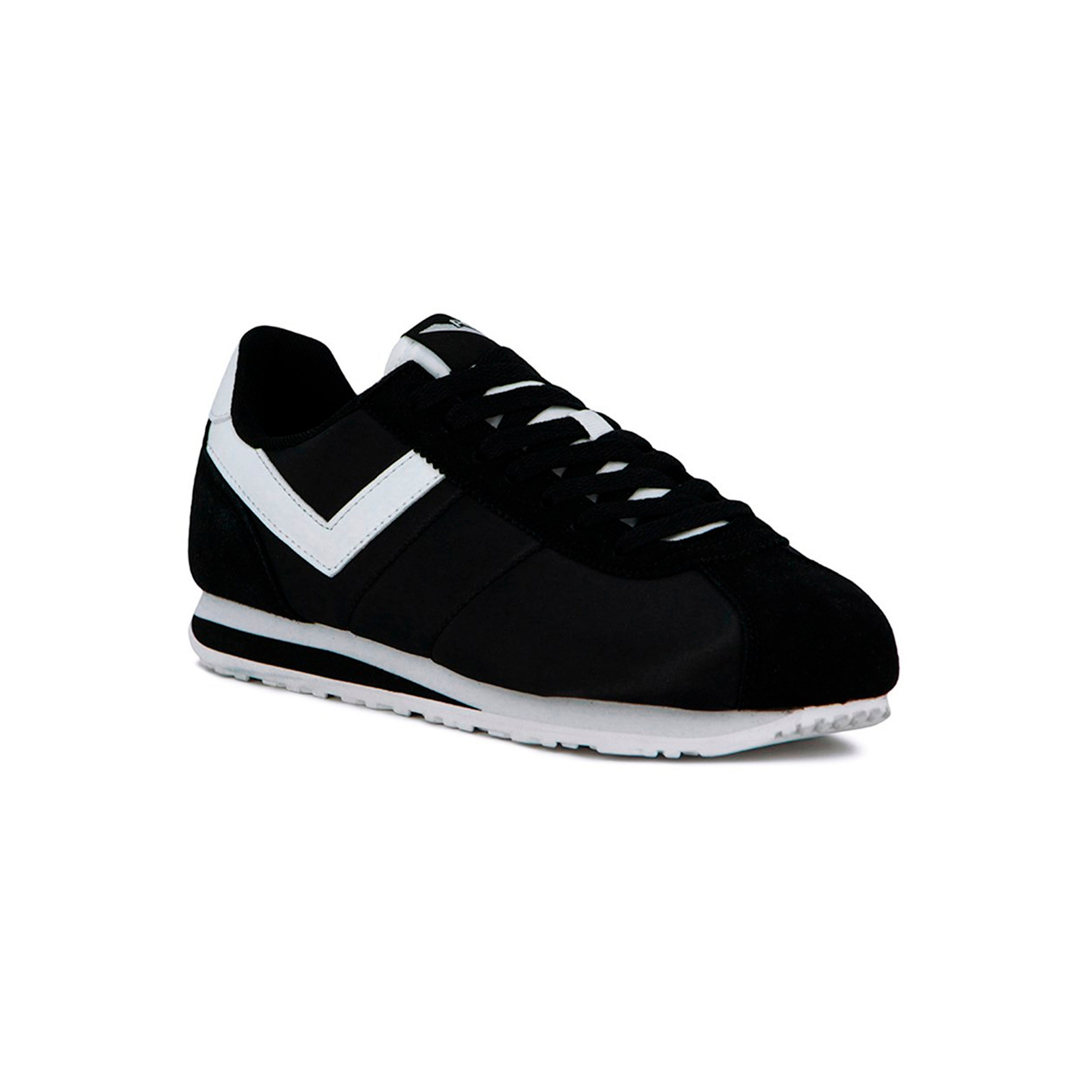 HUDSON-T-13 PONY CALZADOS LIFESTYLE FEMENINO MODA HUDSON BLACK/WHITE