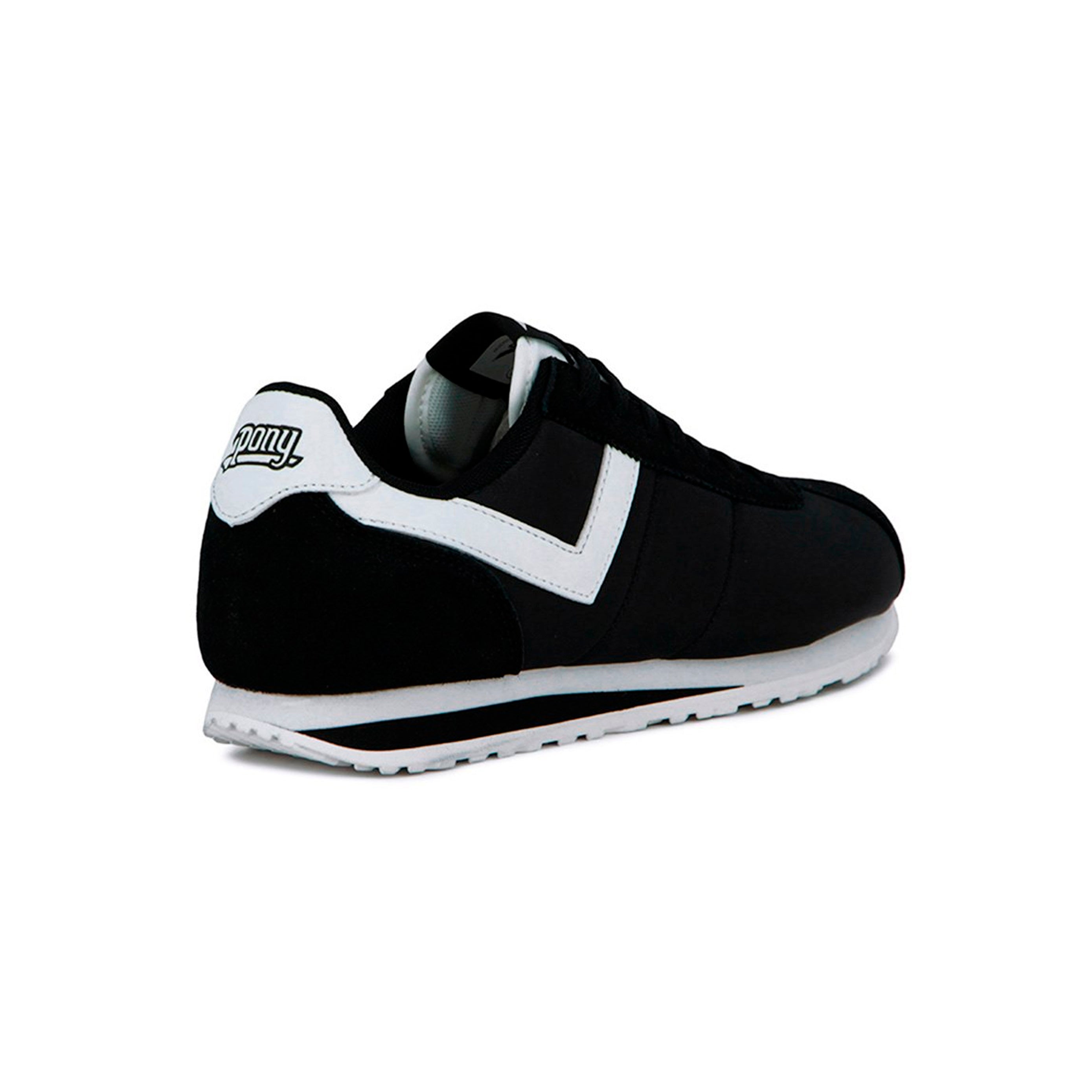 HUDSON-T-13 PONY CALZADOS LIFESTYLE FEMENINO MODA HUDSON BLACK/WHITE