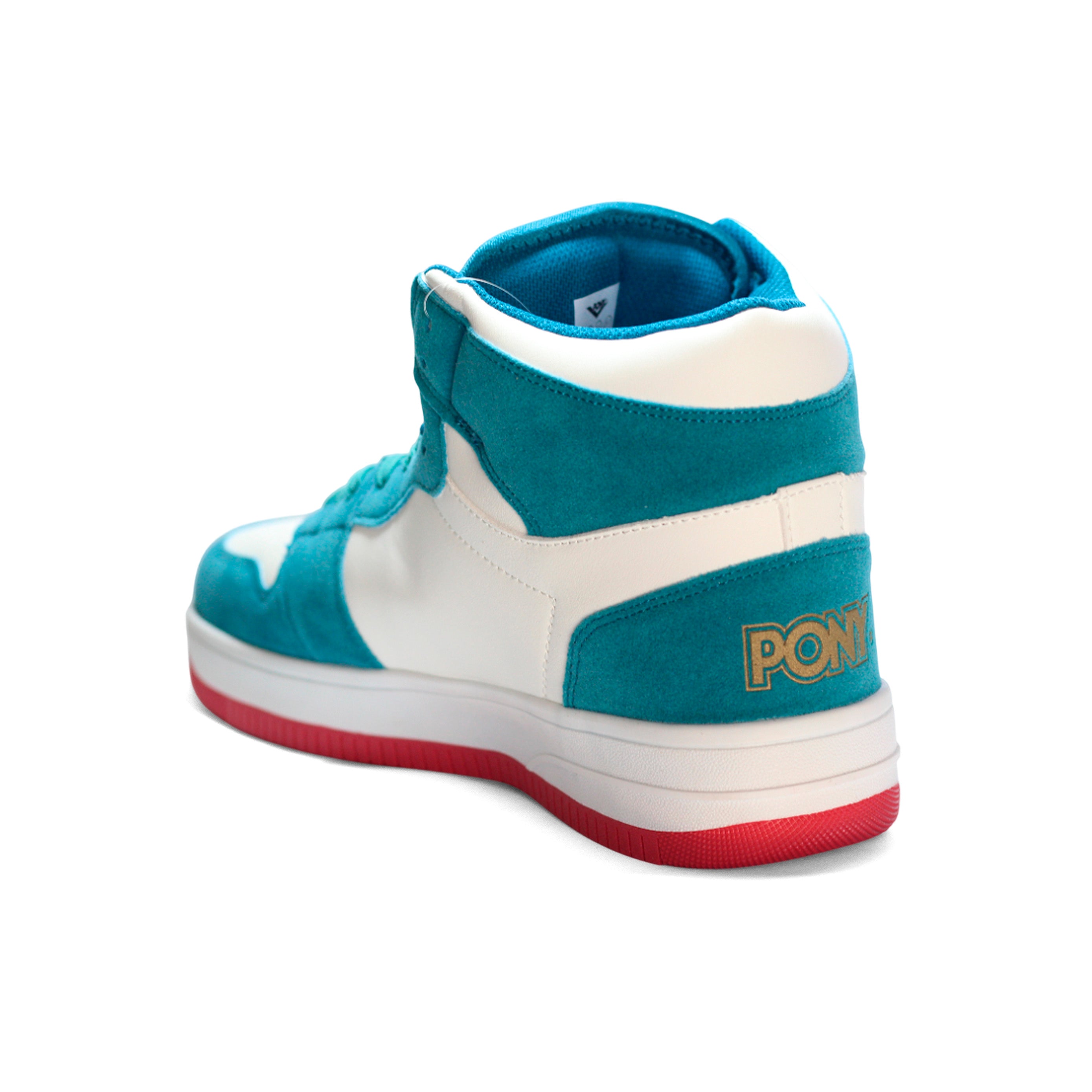 BAP2502H-L-04 PONY CALZADOS LIFESTYLE FEMENINO MODA CENTRAL SPRINT WHITE GREEN
