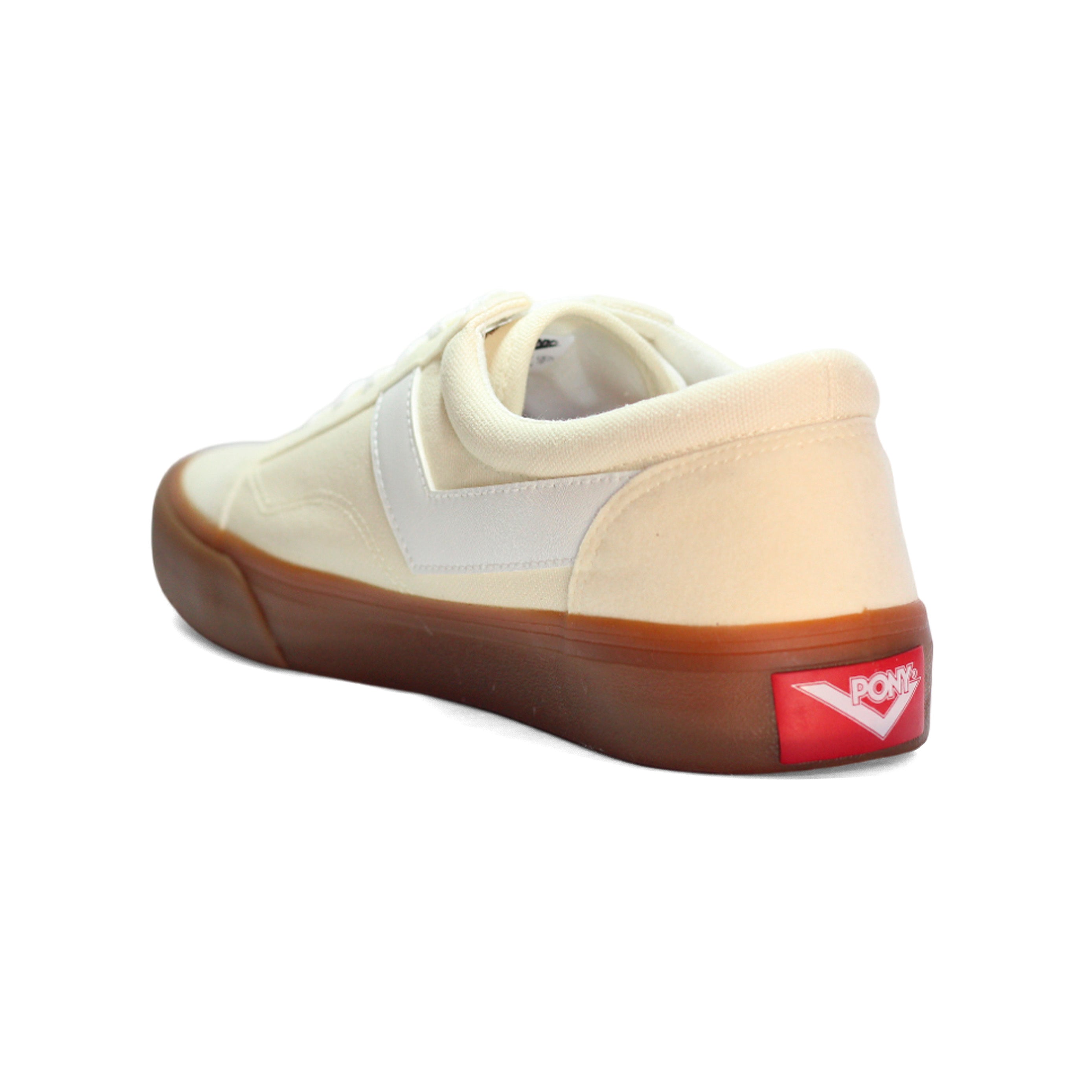 CF-1189-L-90 PONY CALZADOS LIFESTYLE FEMENINO MODA CONEY CLASSIC CREAM/GUM/WHITE