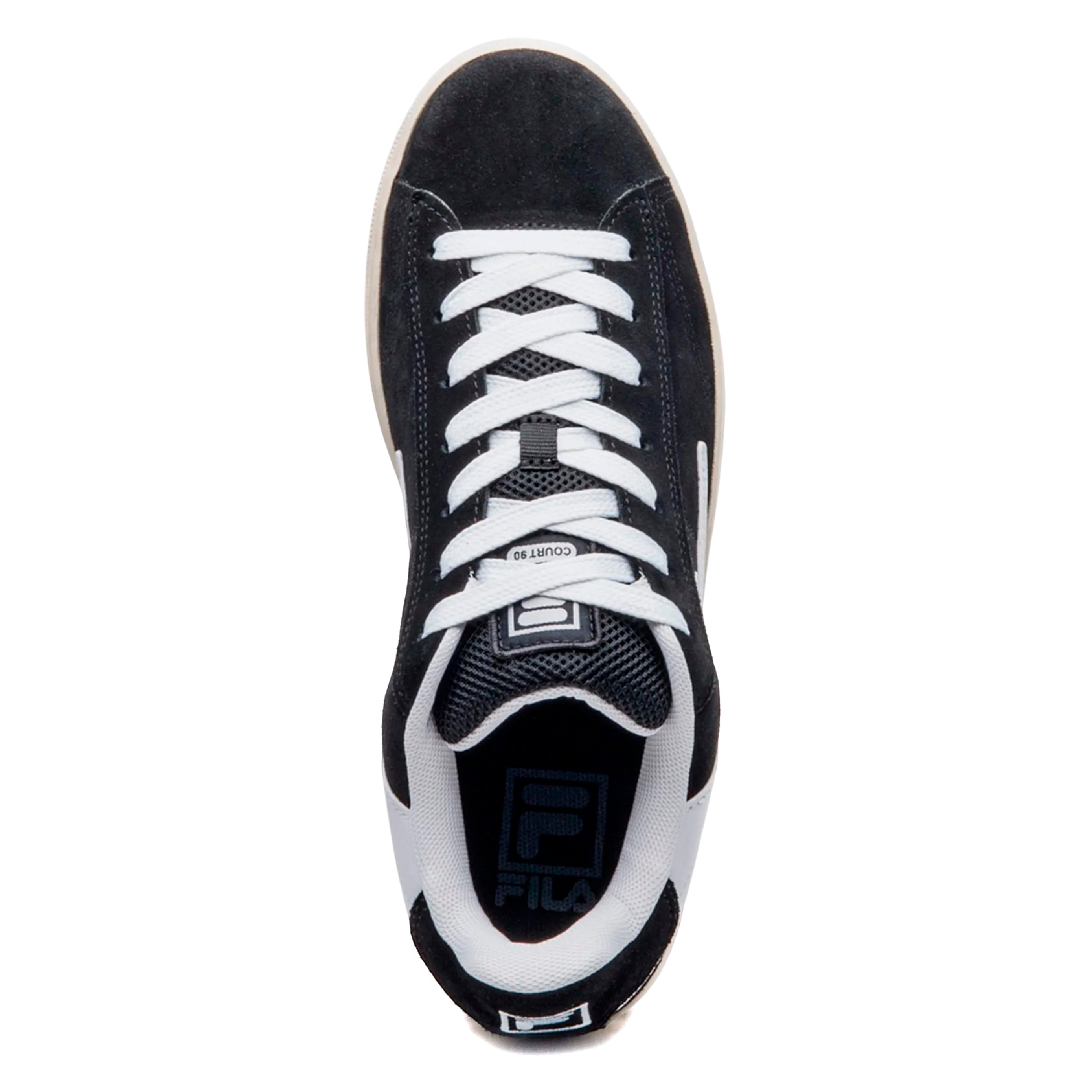 F01L00331-001 FILA CALZADOS LIFESTYLE MASCULINO MODA COURT 90 BLACK/WHITE